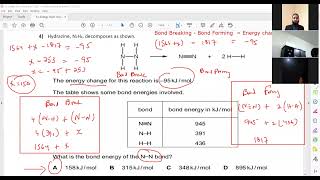 Energetics MCQs Cambridge IGCSE O level Chemistry screenshot 3