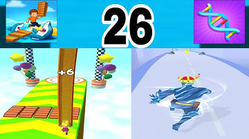 Shortcut Run VS DNA Evolution 3D : GameplayWalkthrough All Levels ( part 26 )