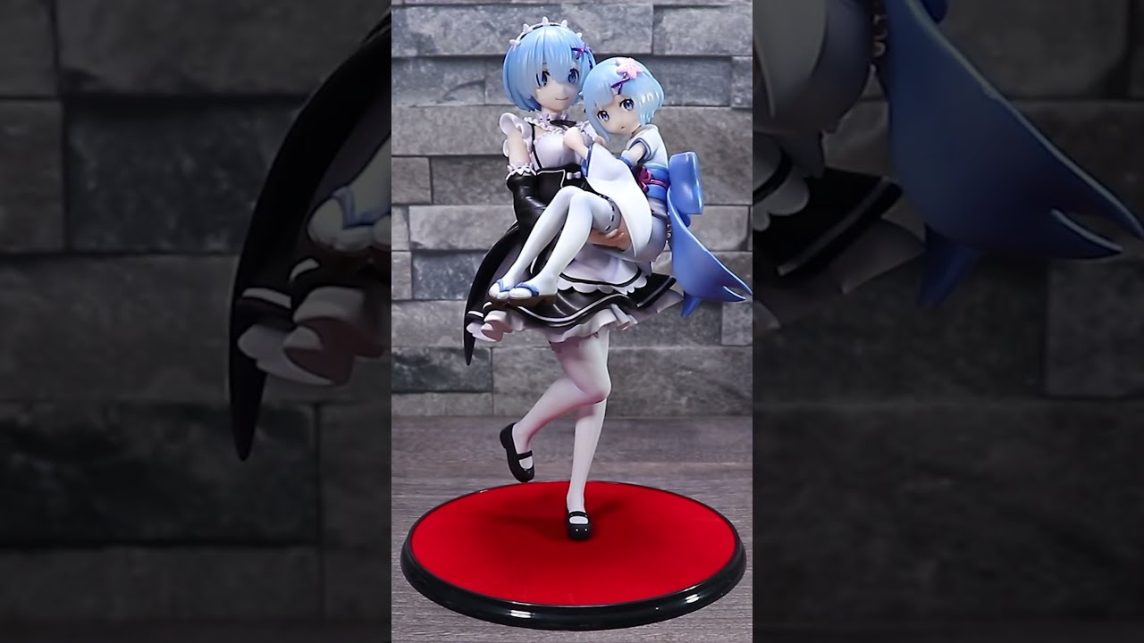 S-FIRE リゼロ レム&幼少期レム フィギュア開封 - YouTube