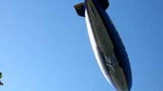 Goodyear Blimp hovers over my house