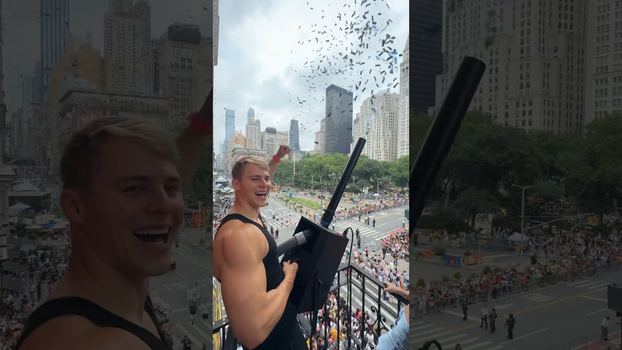 Confetti cannon 🤩