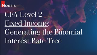 CFA Level 2 | Fixed Income: Generating the Binomial Interest Rate Tree