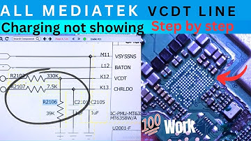 All mediatek phone charging not showing full detail || VCDT line CH LDO line example easy solution 🔥