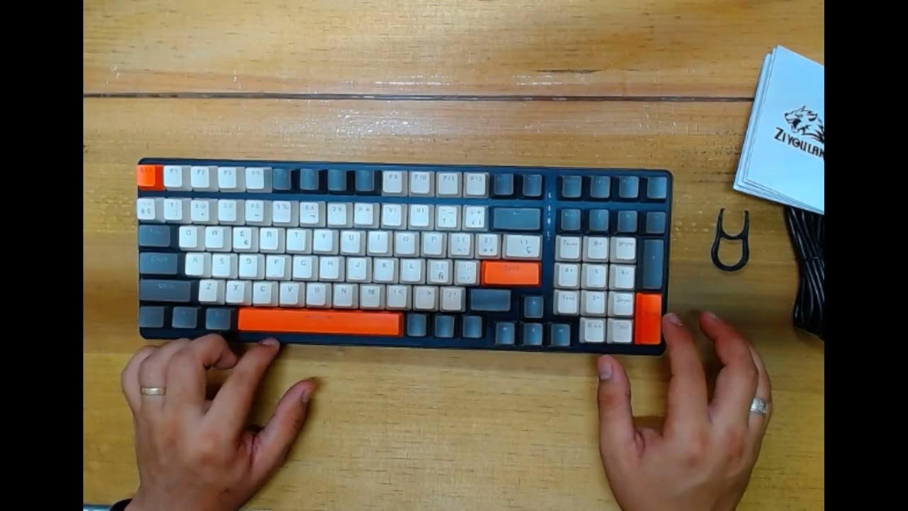 E T EASYTAO Teclado Mecanico Español Gamer, RGB Teclado Mecánico Gaming LED  Rainbow con Ñ, con 8 Efectos Iluminación RGB, 87 Teclas Anti-Ghosting