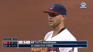 Masterson throws 25 consecutive strikes