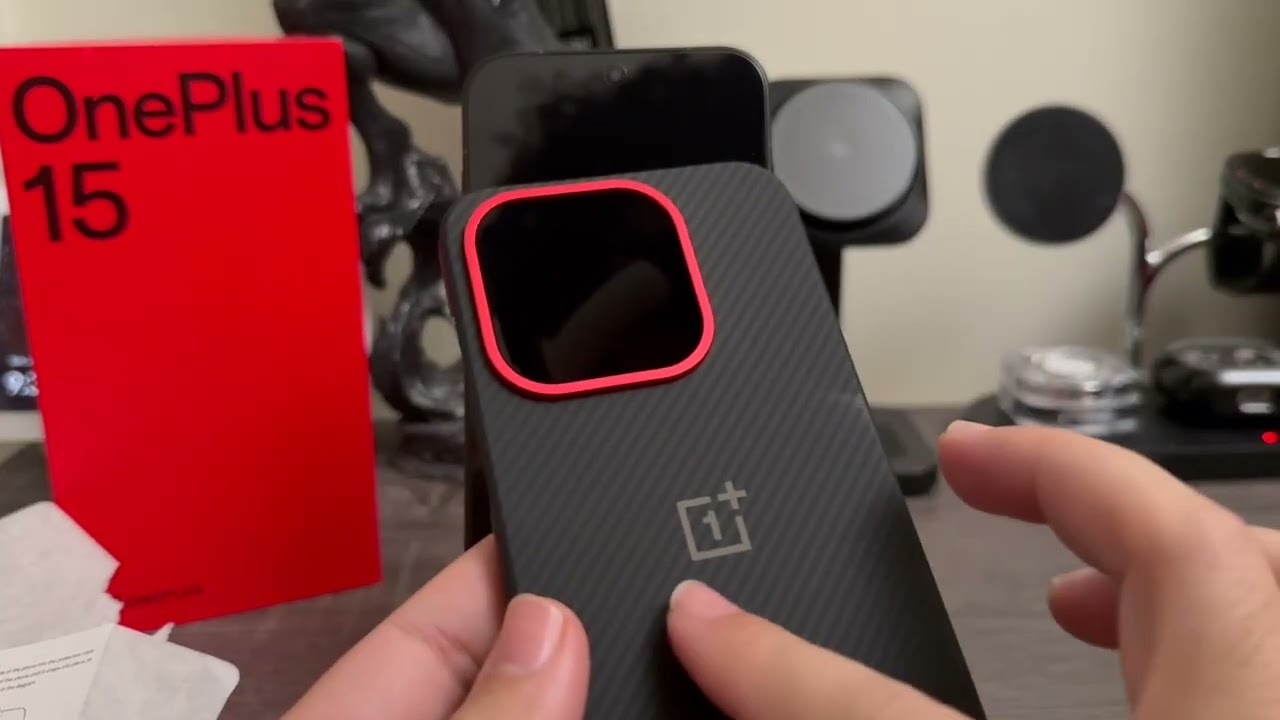 OnePlus 15 Aramid Fiber Magnetic Case Unboxing