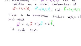 Sec 1.3 Intro to linear combinations