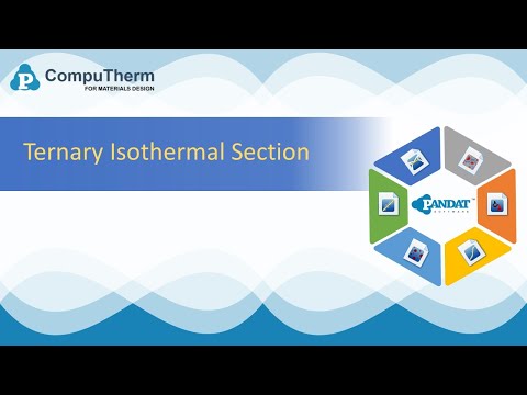 Ternary isothermal section calculation in PanPhaseDiagram Module
