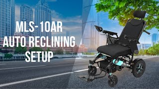 How to Setup Malisa Automatic Reclining Model Electric Wheelchair - MLS10