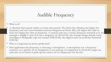 Week 1: Sound and Signal Flow