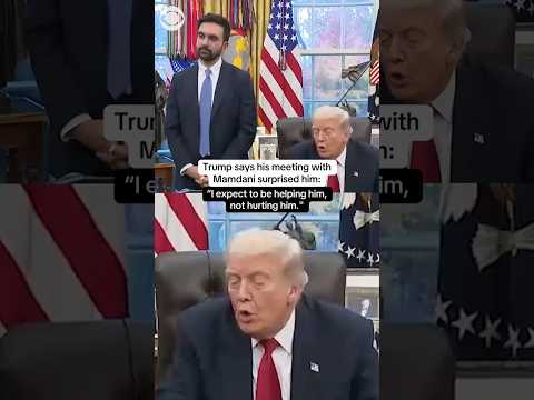 Trump Says His Meeting With Mamdani Surprised Him Shorts