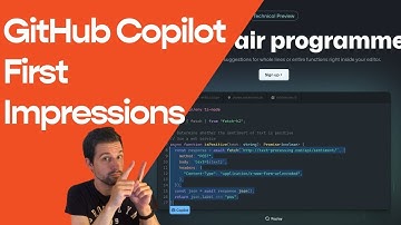 First impressions of the GitHub Copilot technical preview! 🤖