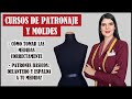 CURSOS DE PATRONJE Y MOLDES ONLINE- CÓMO TOMAR LAS MEDIDAS Y CÓMO HACER LOS PATRONES BÁSICOS ByMariG