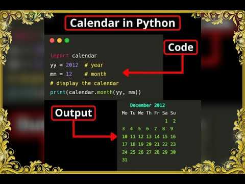 Comment créer un calendrier avec HTML CSS JAVA SCRIPT et Python