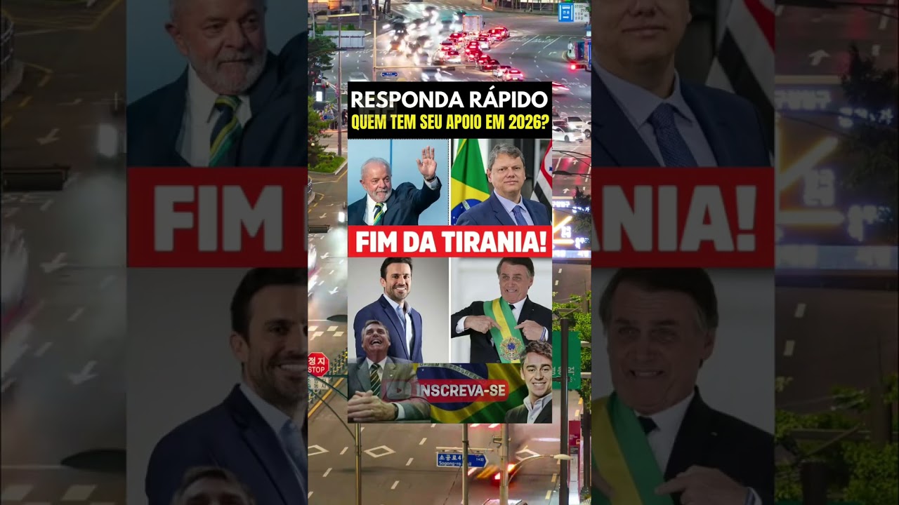 🎯 2026 se aproxima: o povo vai decidir o futuro 🗳️🇧🇷