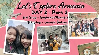 Snowfall Experience At Geghard Monastery And Lavash Baking Armenia Travel Day 2 Part 2