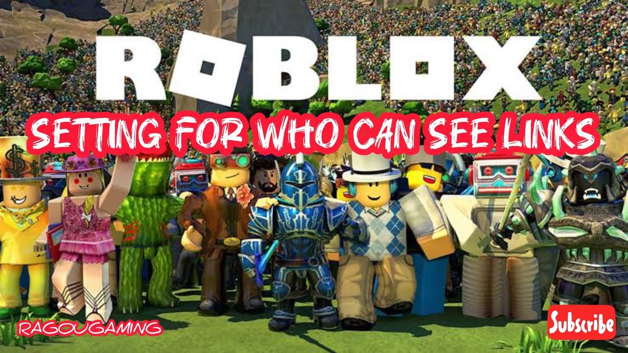 How to Control Who can see Links to Your Social Networks On Roblox