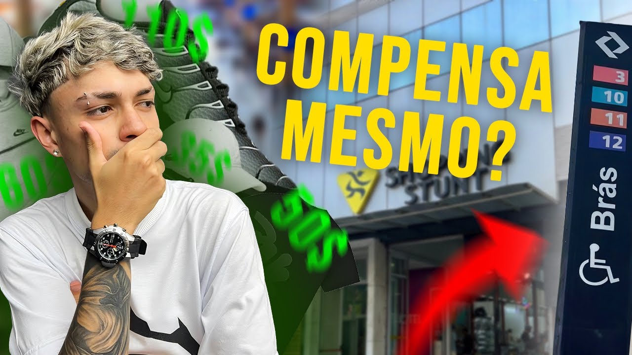 FUI PRO BRÁS COM 300$, O QUE EU CONSEGUI  COMPRAR?🤔 | Vlog Sportlife #13