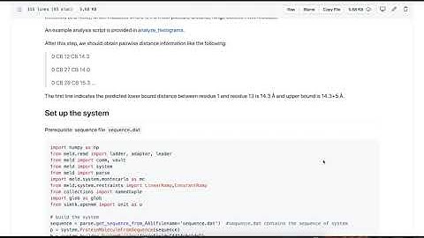 MELD Tutorial: Using distance histograms for protein structure prediction