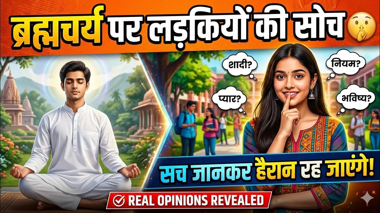 ब्रह्मचर्य पर लड़कियों की सोच 😲 | सच जानकर हैरान रह जाएंगे! | Real Opinions Revealed