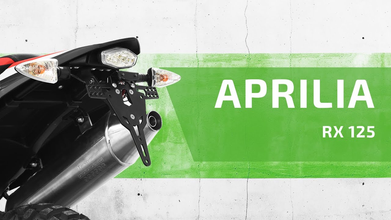 ZIEGER ® Pro Kennzeichenhalter, kompatibel mit Aprilia RX125 ...