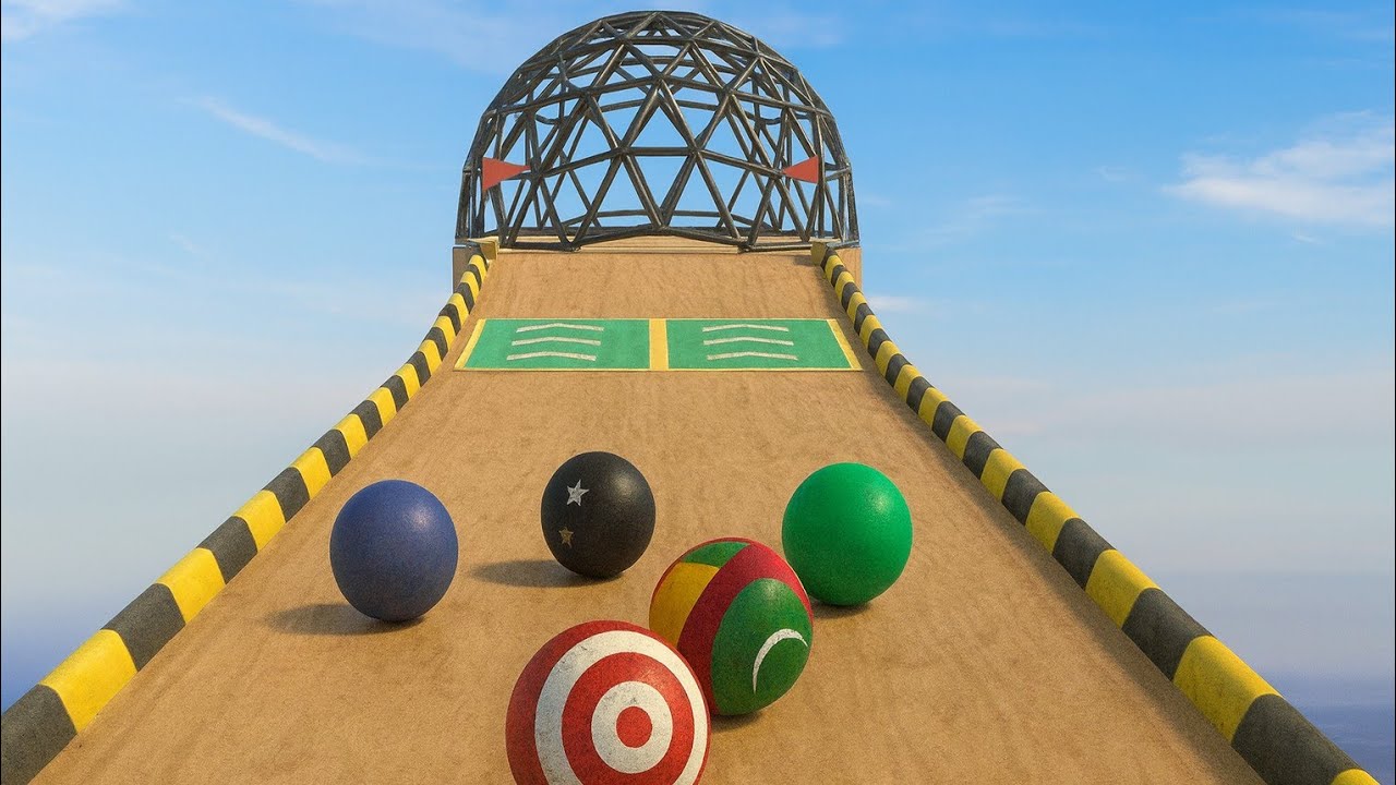 Marble Run 3D – USA Marble Takes on the World