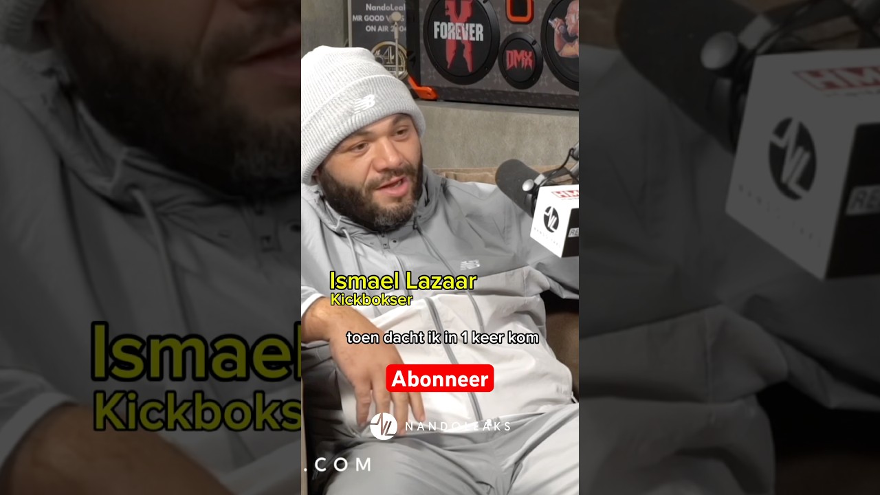 Ismael Lazaar werd in 2017 geschorst van kickboksen vanwege doping 