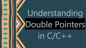 Understanding Double Pointers in C/C+ +