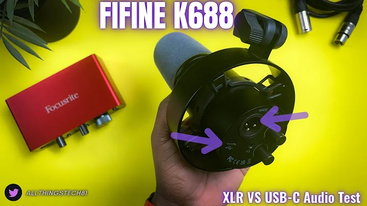 FIFINE K688 XLR VS USB-C Audio Test - Can You Hear The Difference!?