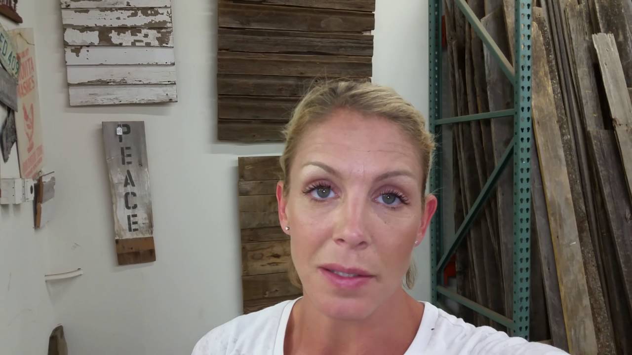 Back in town smelling barn wood! Best place on earth! YouTube