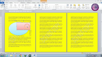 MS Office Word Paragraph and Arrange Group in Page Layout