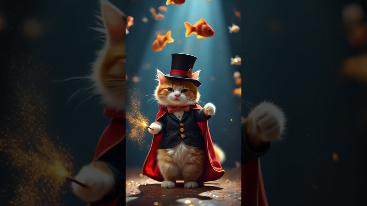 This Magical Cat Just Cast A Spell On My Whole Day Aicat Catvideos