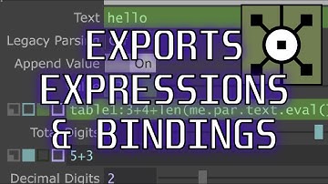 Parameters in TouchDesigner