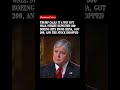 “Boeing wanted 150. He got 200.” Trump told Fox News’ Sean Hannity live from Beijing