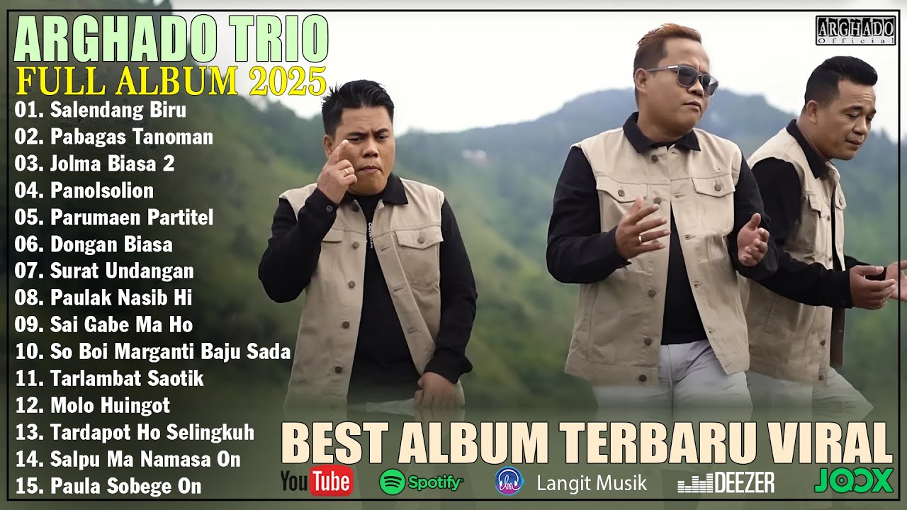 Arghado Trio ~ Kompilasi Top Album Terbaik 2025 - Hits Saat Ini Lagu Batak Terpopuler 2025