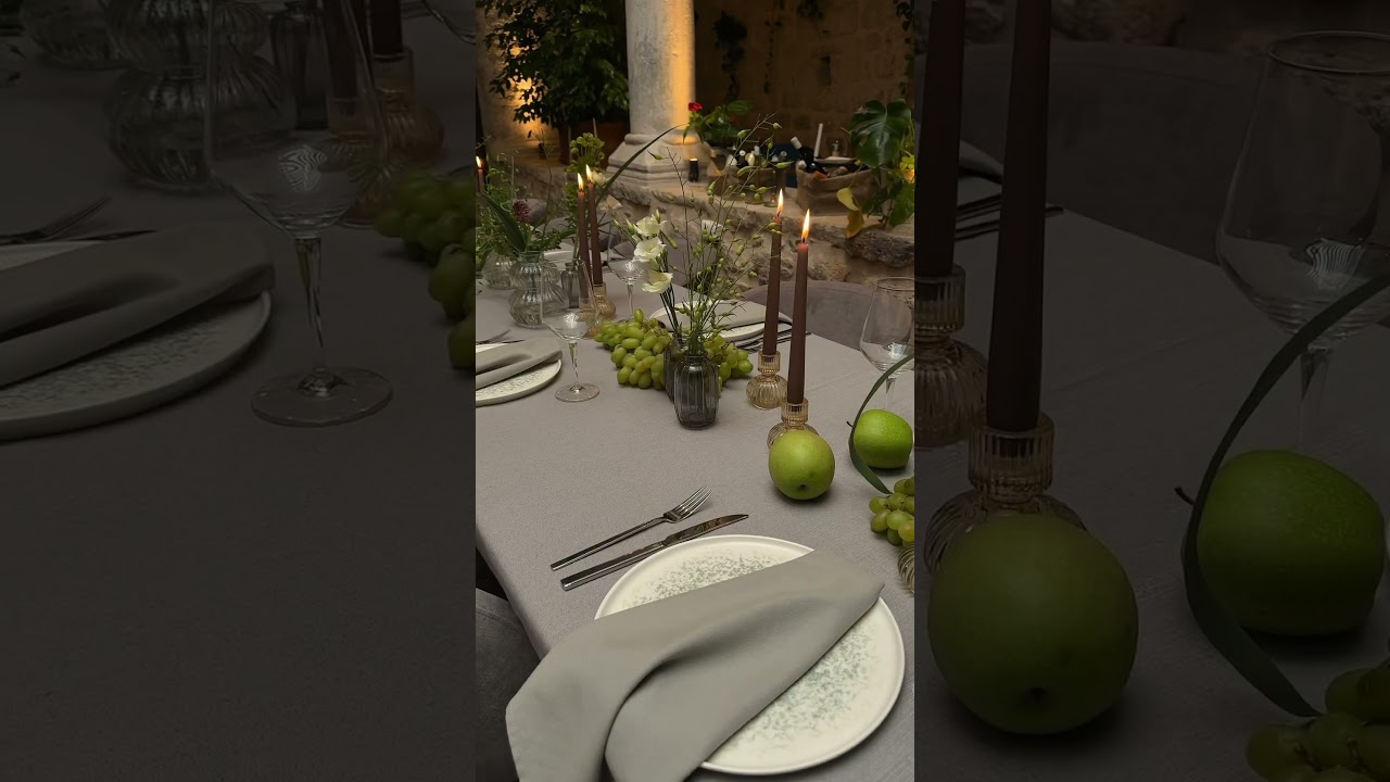 Wedding dinner in the former Old Franciscan monastery 🏰 