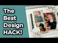 The BEST HACK for scrapbooking faster!