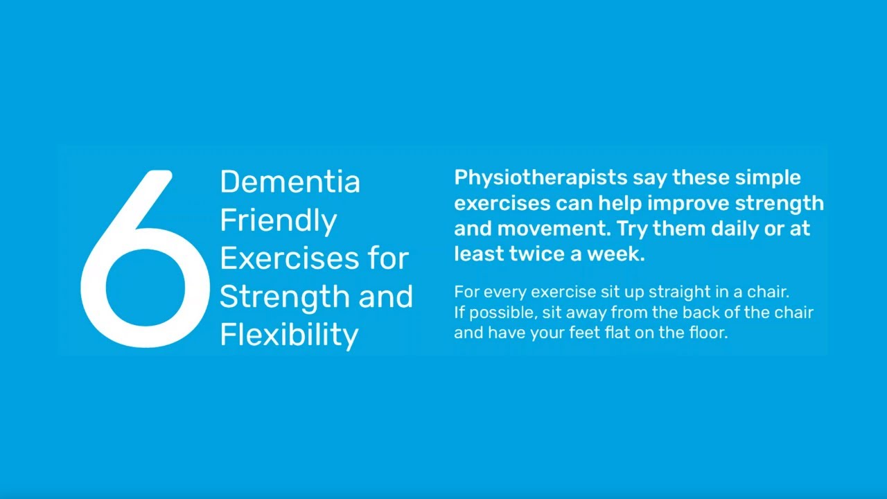 NHSGGC Dementia Friendly Exercises for Strength and Flexibility YouTube