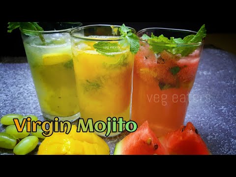 virgin mojito| Ramadan drinks | Iftar drinks|3 types of virgin mojito| Mojito| Summer Drinks