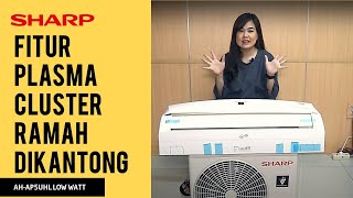 UNBOXING DAN REVIEW AC SHARP AH-AP5UHL AC SPLIT 1/2 PK LOW WATT PLASMACLUSTER - CICI REVIEW #20