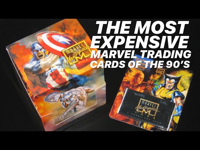 The Most EXPENSIVE Marvel Trading Cards Set of the 90's | 1996 MARVEL  MASTERPIECES