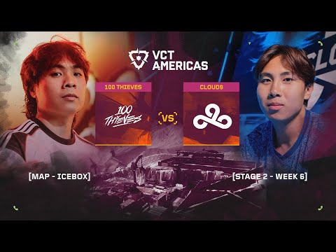 100 vs. C9 - VCT Americas Stage 2 - Playoffs D4 - Map 2