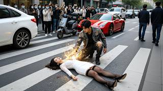 Dirty beggar saves CEO from heart attack; she offers a trillion card, unaware he is a hidden tycoon! screenshot 5