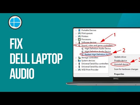 Fix DELL Laptop Audio Sound Not Working