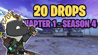 I Dropped Fortnite Season 4 20 Times And This is What Happened (Project Era)