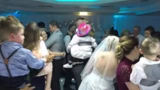 Full white wedding