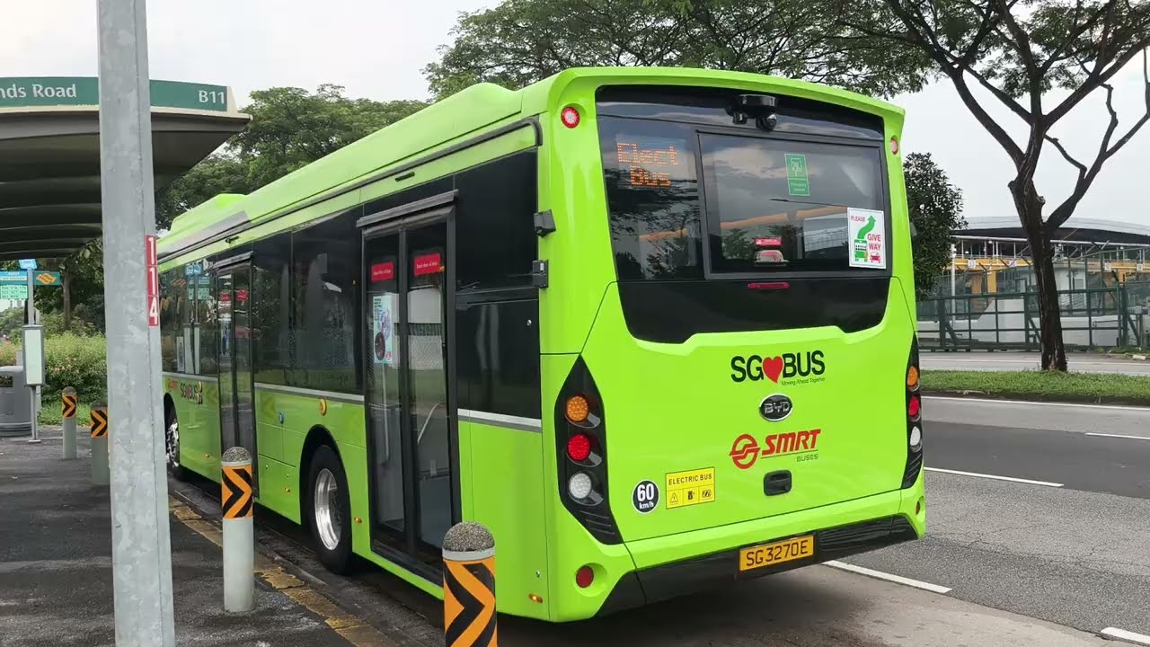 [SMRT] SG3270E BYD BC12A03 testing around Woodlands Rd