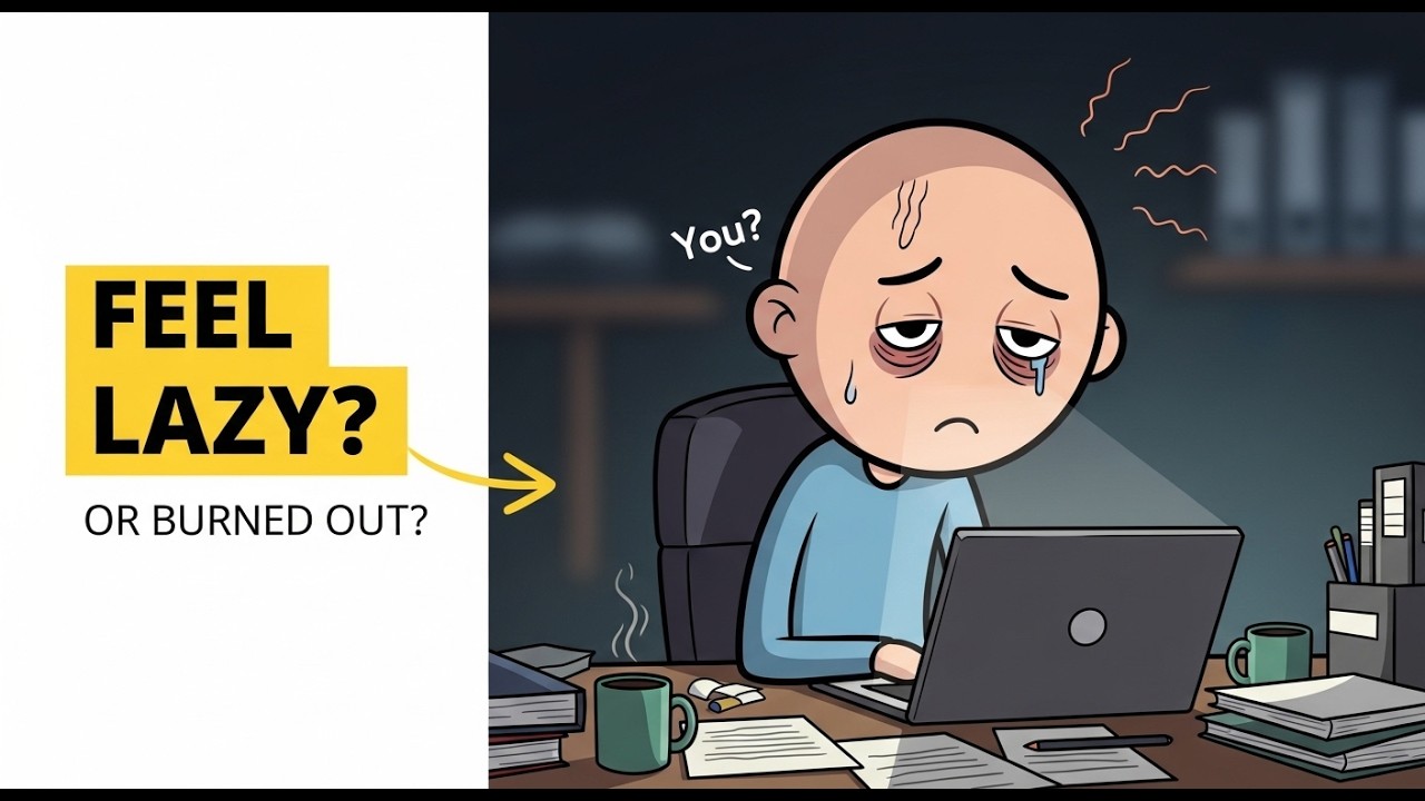 Psychology of People Who Feel Lazy But Are Actually Burned Out