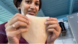Making Sheets/ Wrappers for Spring Rolls | Country Gyal style #family #roti #vlog #subscribe #fyp
