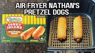 Air Fryer Nathan's Pretzel Dogs: Juicy Hot Dogs in Flaky Crispy Dough, TASTE AMAZING! 🌭